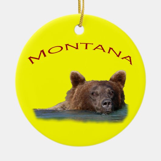 Montana Keramisch Ornament (Voorkant)