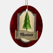 Montana kerstversiering keramisch ornament (Rechts)