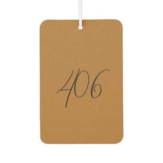 Montana koper met zwarte netnummer luchtverfrisser (Voorkant)