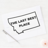 Montana Laatste beste plaats Sticker (Envelop)