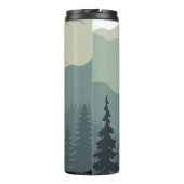 Montana Landscape Art foto's Oud Esthetisch Thermosbeker (Achterkant)