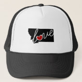 Montana Love. Cadeaus voor MT-overs Trucker Pet (Voorkant)