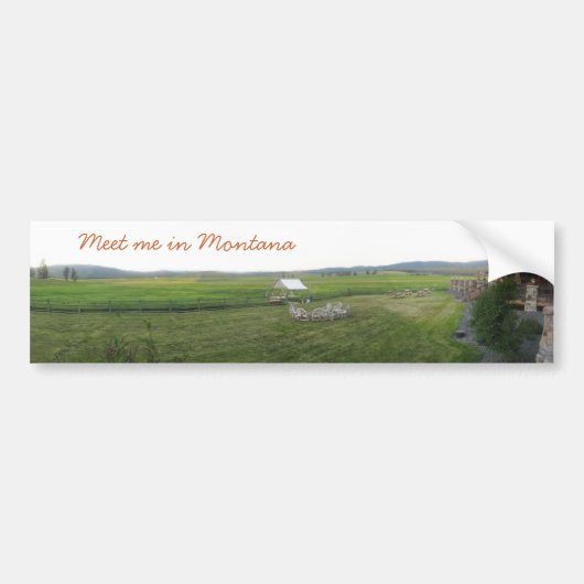 Montana Majesty_Meet Me in Montana Bumpersticker (Voorkant)