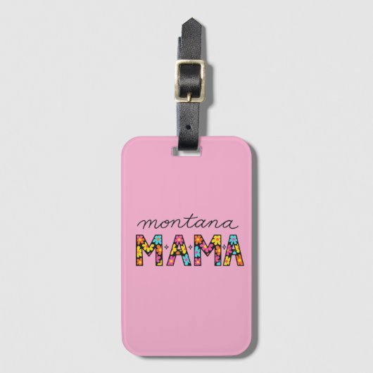 Montana Mama Bagagelabel (Voorkant (verticaal))
