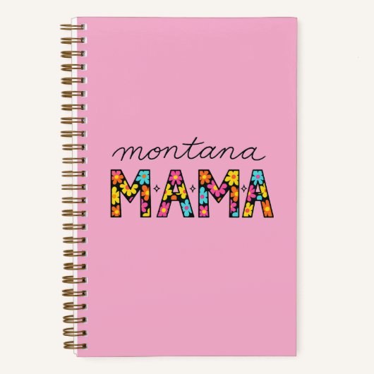 Montana Mama Spiraal Notebook Notitieboek (Voorkant)