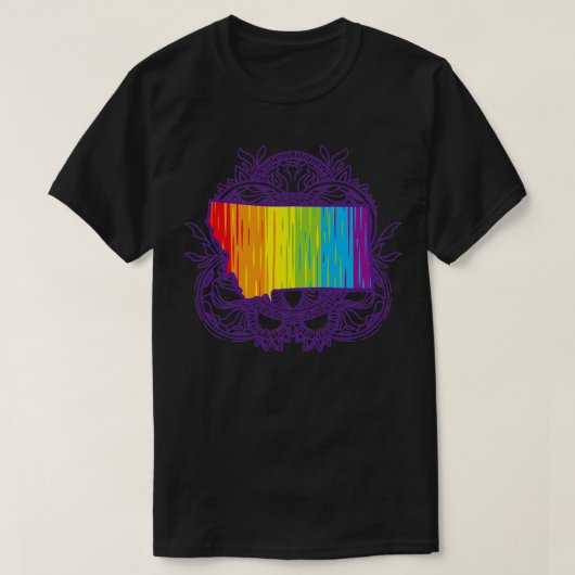 Montana Mandala Pride T-shirt (Design voorkant)