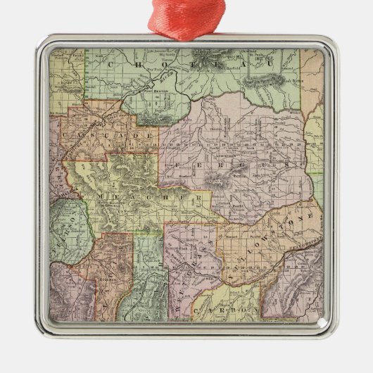 Montana Metalen Ornament (Voorkant)