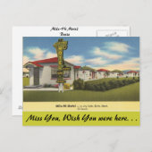 Montana, Mile-Hi Motel, Butte Briefkaart (Voorkant / Achterkant)