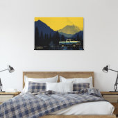 Montaña Mística: Een transcendente reis Canvas Afdruk (Insitu (Slaapkamer))