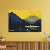 Montaña Mística: Een transcendente reis Canvas Afdruk (Insitu (Woonkamer))