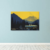 Montaña Mística: Een transcendente reis Canvas Afdruk (Insitu (Houten vloer))