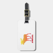 Montana Moose Bagagelabel (Voorkant verticaal)