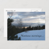 Montana Mornings 1 Briefkaart (Voorkant / Achterkant)