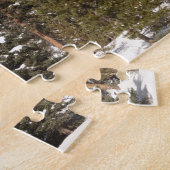 Montana Mountain Trails in Winter Landscape Foto Legpuzzel (Zijkant)