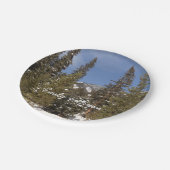 Montana Mountain Trails in Winter Landscape Foto Papieren Bordje (Gekanteld)