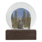 Montana Mountain Trails in Winter Landscape Foto Sneeuwbol (Achterkant)