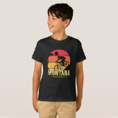 Montana-mountainbiker T-shirt (Voorkant volledig)