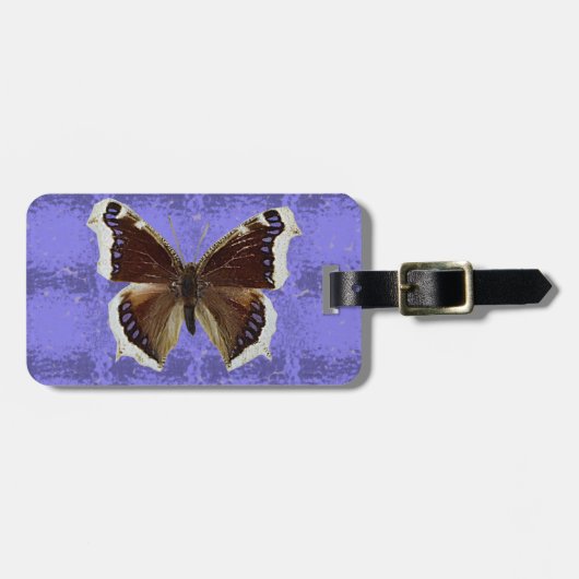 Montana Mourning Cloak Butterfly Bagagelabel (Voorkant horizontaal)
