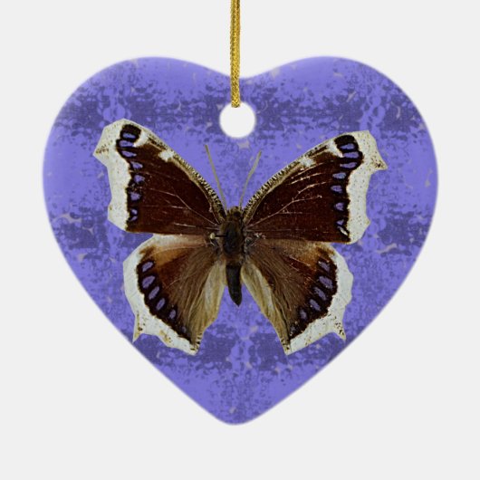 Montana Mourning Cloak Butterfly Keramisch Ornament (Achterkant)