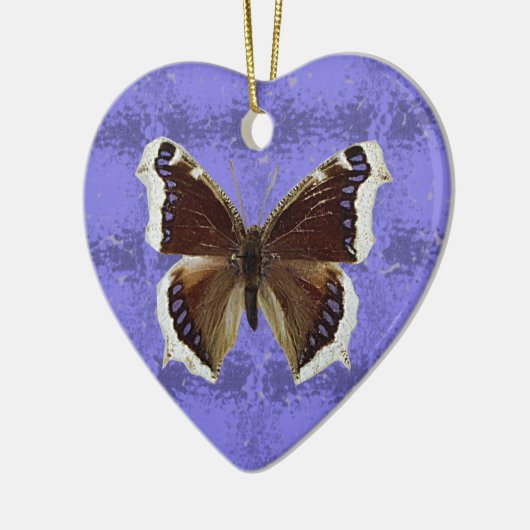 Montana Mourning Cloak Butterfly Keramisch Ornament (Links)