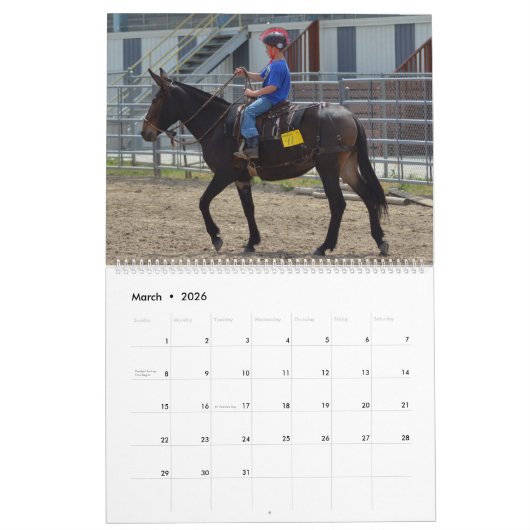Montana Mule Days Kalender (Mar 2026)