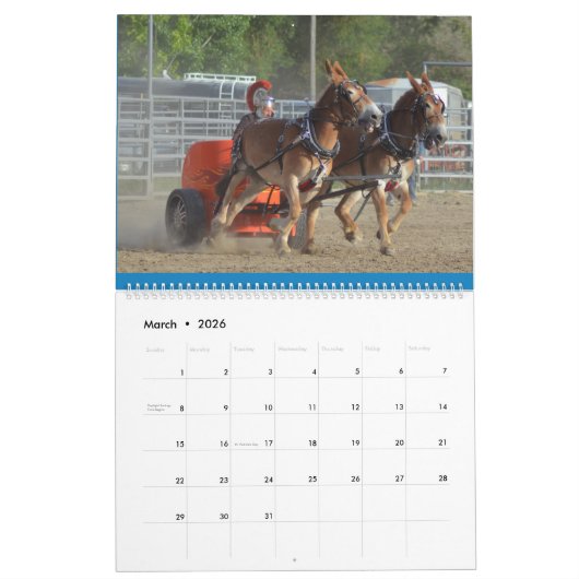 Montana Mule Days Kalender (Mar 2026)