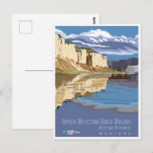  Montana Nationaal Monument Briefkaart (Voorkant / Achterkant)