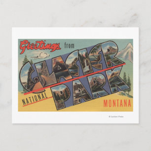Montana - Nationaal Park Glacier Briefkaart