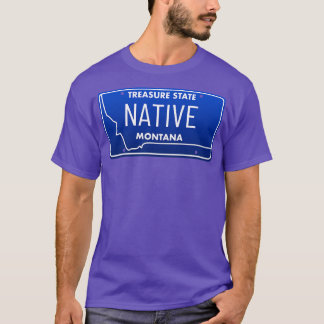 Montana Native License Bord T-shirt
