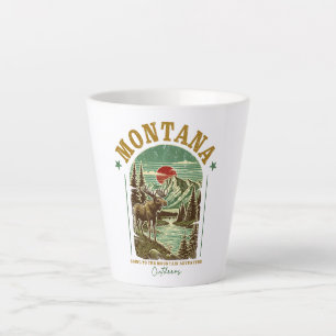 Montana Natuur Scene - Wildlife, Bergen, River Latte Mok