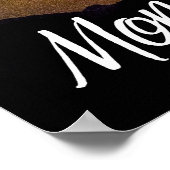 Montana Nights with Milky Way Mountains & Flowers Poster (Hoek)