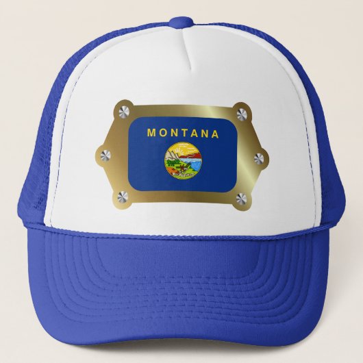 Montana omlijst Vlag Pet (Voorkant)