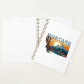 Montana Outline Mountains Planner (Display)