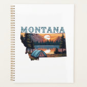 Montana Outline Tent Camping Planner (Voorkant)