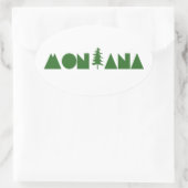 Montana Ovale Sticker (Tas)