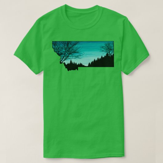 Montana Pineywoods T-shirt (Design voorkant)
