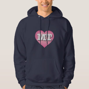 Montana Pink Fade Heart - Ik hou van MT Hoodie