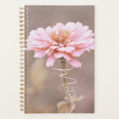 Montana Pink Wildflower Planner (Voorkant)