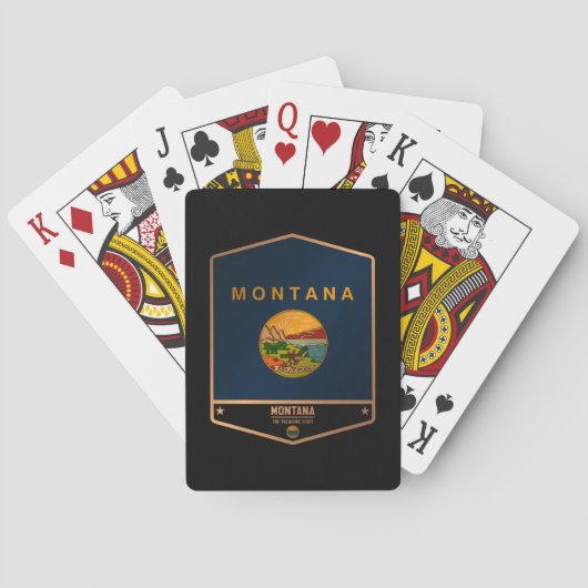 Montana Pokerkaarten (Achterkant)