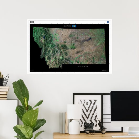 Montana Poster (Thuiskantoor)
