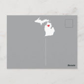 MONTANA-postkaart van de staat die de aankondiging Briefkaart (Achterkant)