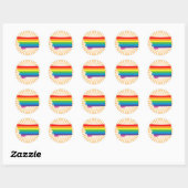 montana pride . ronde sticker (Vel)
