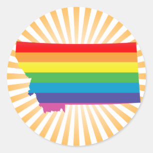 montana pride . ronde sticker