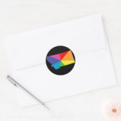 montana pride . ronde sticker (Envelop)