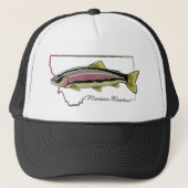 Montana Rainbow Trucker Hat Trucker Pet (Voorkant)