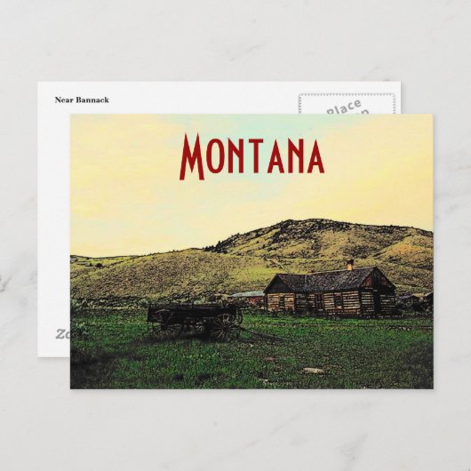 Montana Ranch Briefkaart (Voorkant / Achterkant)