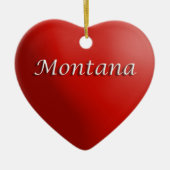 Montana Red Heart Keepomwille Ornament (Voorkant)