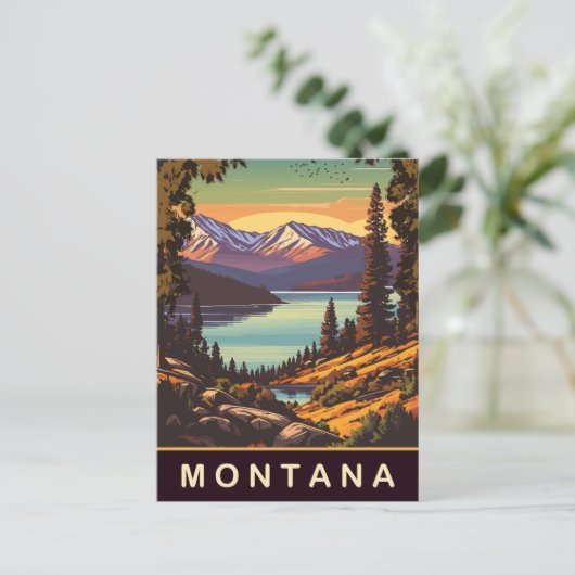 Montana, Reizen Briefkaart (Staand voorkant)