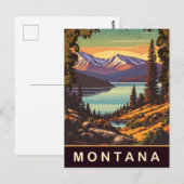 Montana, Reizen Briefkaart (Voorkant / Achterkant)