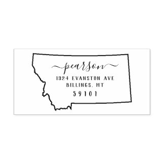 Montana retouradres stempel zelf-inkt